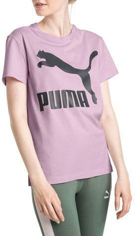 Puma Classics Logo Tee Winsome Orchid Rövid ujjú póló