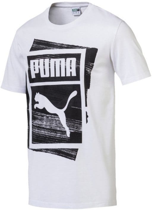 Puma Graphic Brand Box Tee White Rövid ujjú póló