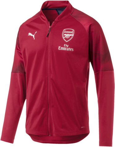 Puma Arsenal FC Stadium Jacket WITH Sponsor Dzseki