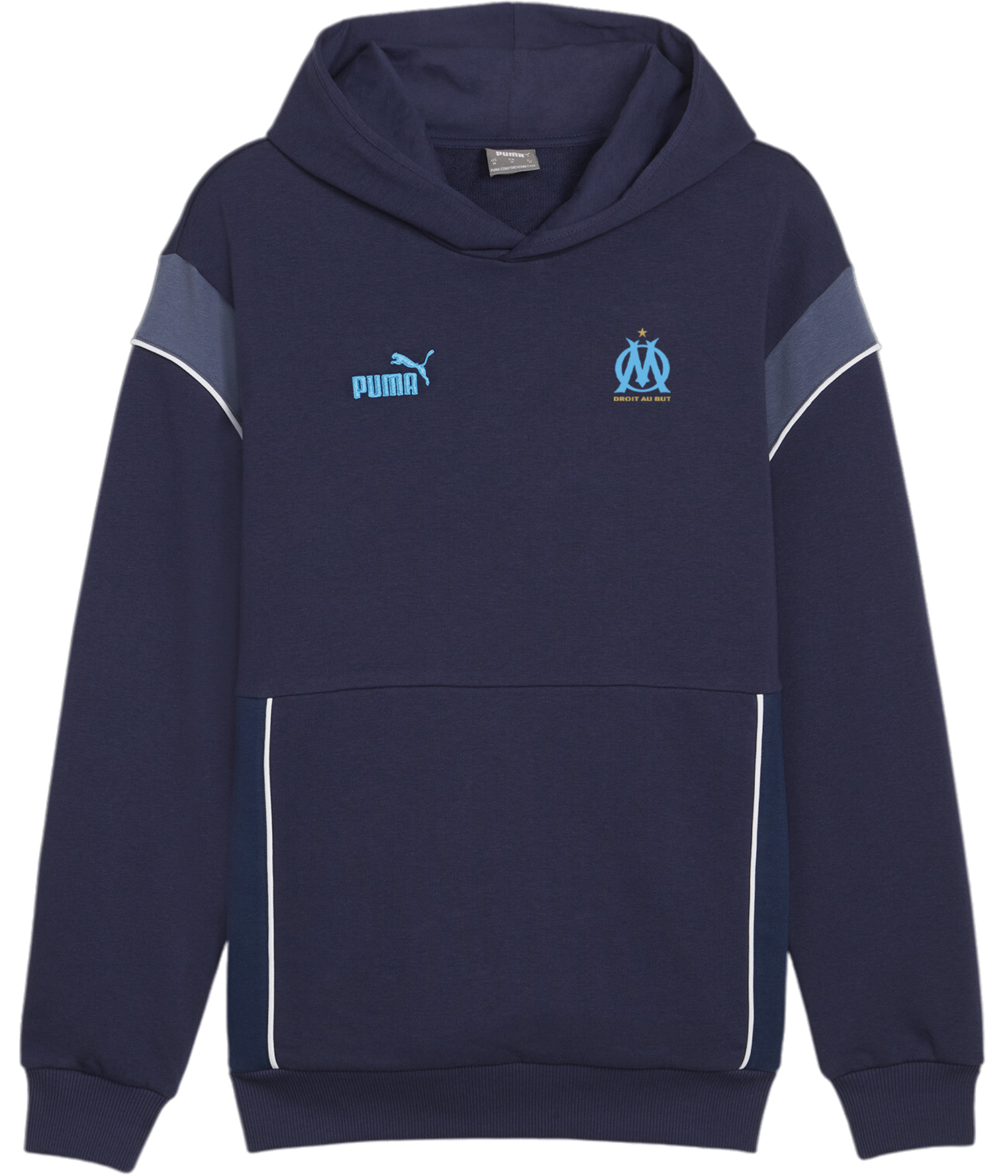 Puma Olympique Marseille Ftbl Hoody Kapucnis melegítő felsők