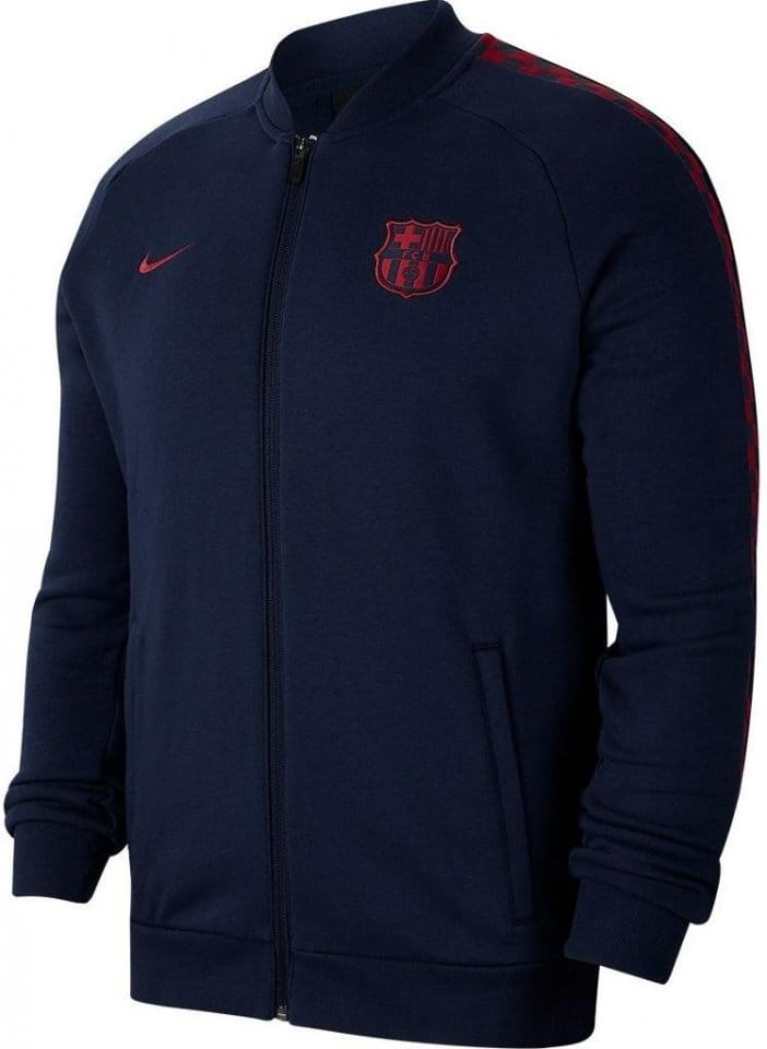 Nike FC Barcelona Men's Fleece Track Jacket Dzseki