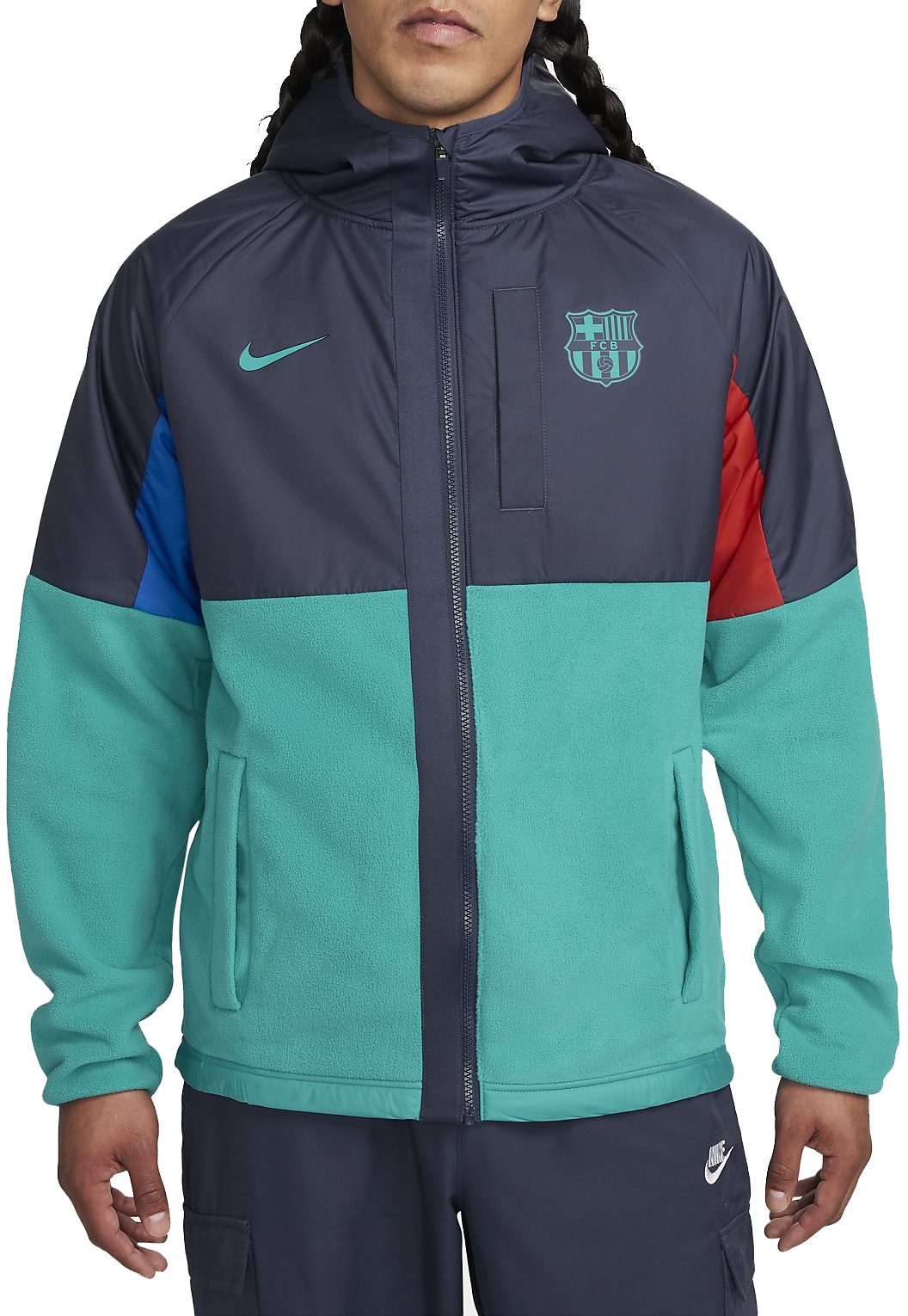 Nike FCB M NK WINTERIZED AWF JKT 3R Kapucnis kabát